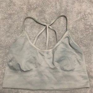 ALALA grey sport bra.